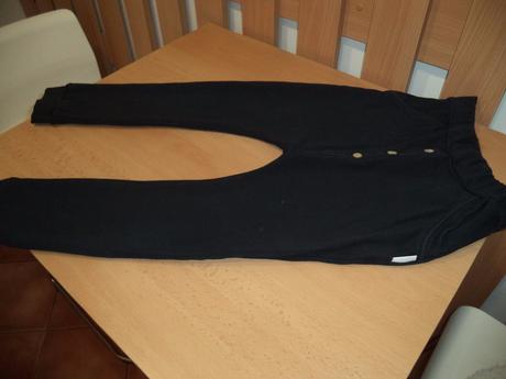 Čierne nohavice wilks, 128, 128