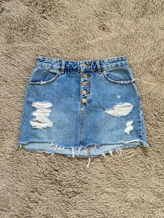 Pull&bear sukňa, pull&bear,s