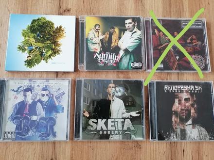 Rôzne sk hip hop cd, 