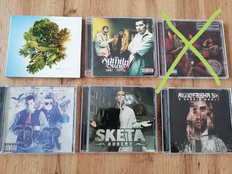 Rôzne sk hip hop cd, 