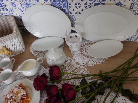 Biela porcelánová akoby sada ,,