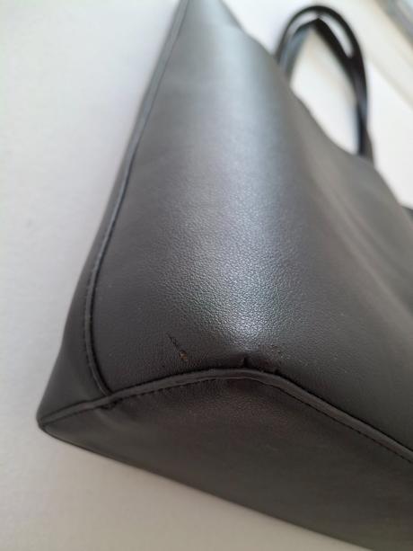 Velka cierna kabelka, shopperka, taska kupovana na, about you