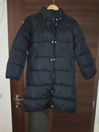 Zimná dlhá bunda, h&m,140