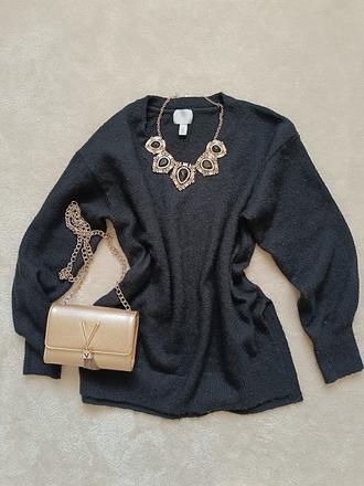 Overzise pulovrik, h&m,s