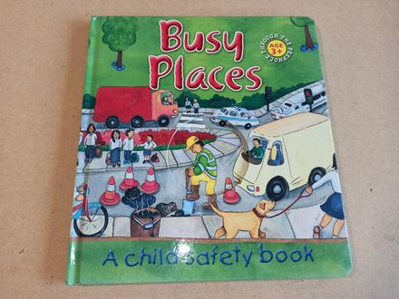 Busy places child's safety book, 