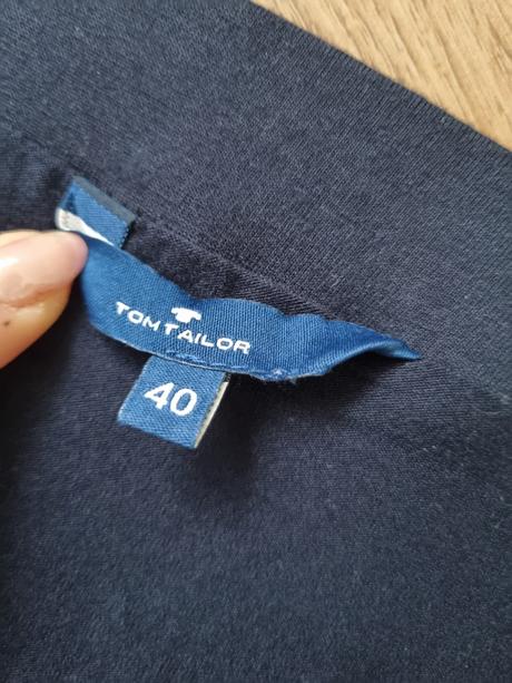 Modrá elast. sukňa tom tailor 40, tom tailor,40