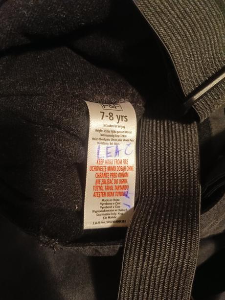 Čierne oteplovačky na traky, f&f,128
