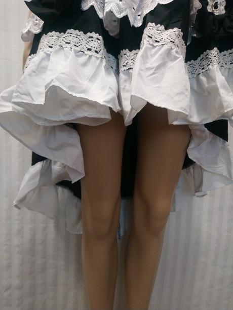 2 dielny kostým slúžka lolita, chyžná, xs,