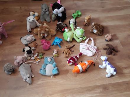 Plyšové zvieratká,