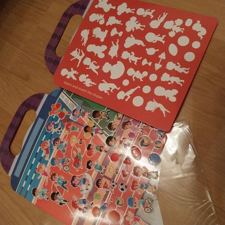 Znovupouzitelne nalepky- sporty a sportove naradie,