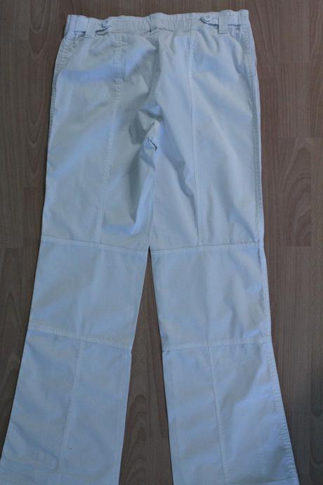 Benetton, biele tehu nohavice, jar/leto, benetton,xs