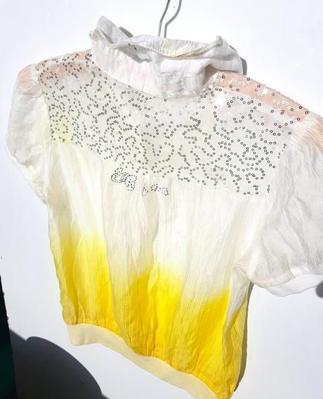 Priesvitná blúzka, s