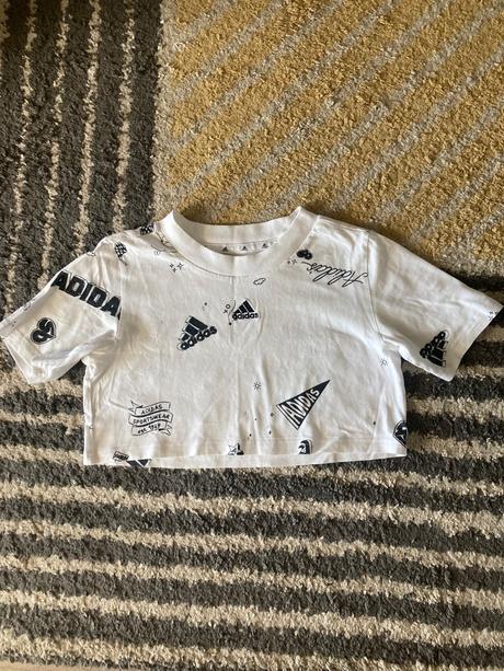 Crop tričko adidas, adidas,140