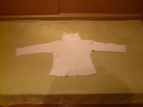 Biely bavlený rolák, c&a,110