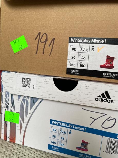 Čižmy detské dievčenské adidas frozen, veľ. 25, adidas,25