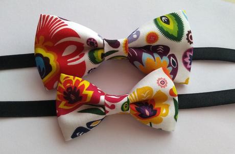 Folklórny set motýlikov pre ocka a syna, 