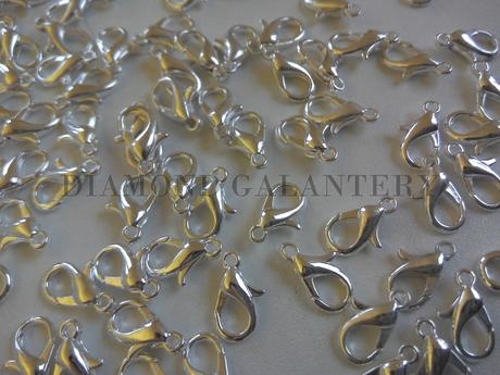 Karabinka strieborná 12x6, 