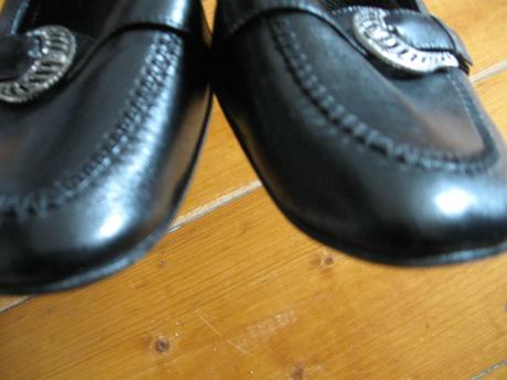 Čierne balerínkové topánky na nízkom opätku 41/42, 41