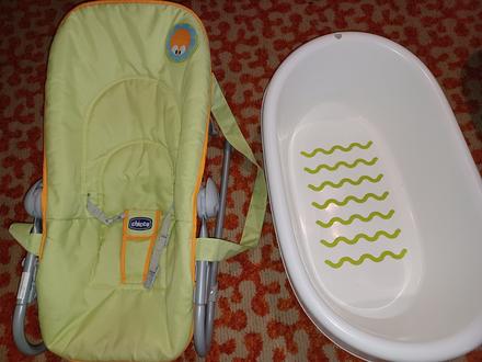 Lehátko chicco + vanička,