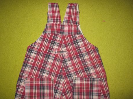 Kockovane na traky 9-12m, h&m,80