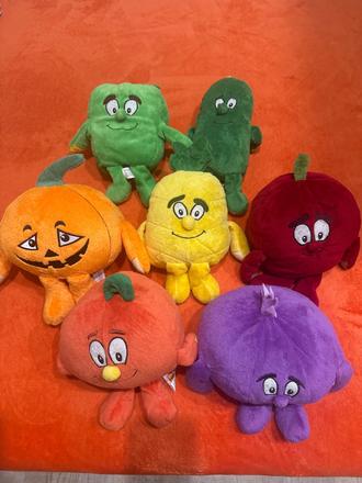 Ovocničkovia plyšové hračky, 