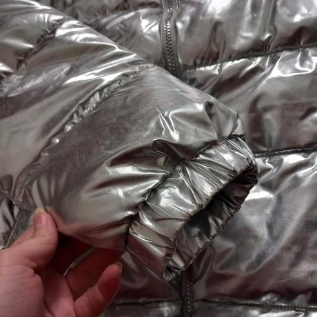 Dievčenská strieborná bunda 164, 164