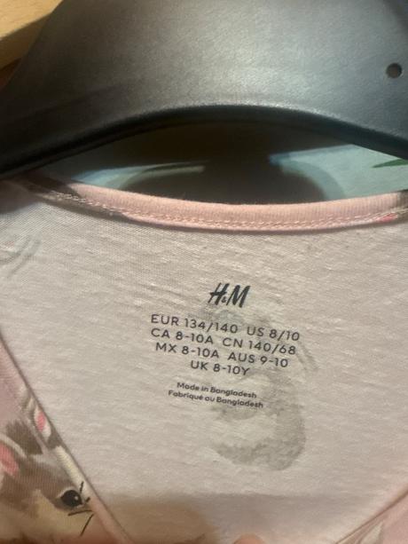 Šaty so zajacom, h&m,140
