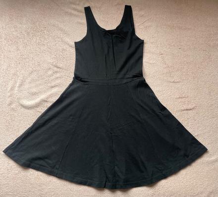 Dievčenské čierne šaty., h&m,134