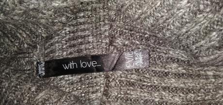 Šedá vesta tunika bez rukávov, 36