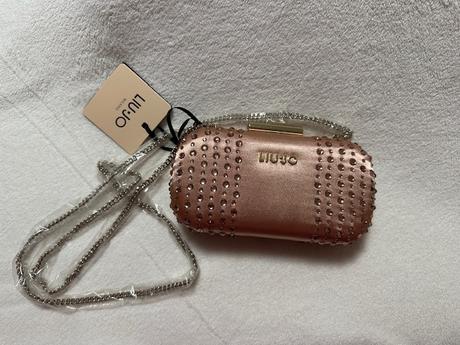 Malá spoločenská kabelka rose gold liu jo originál, liu jo
