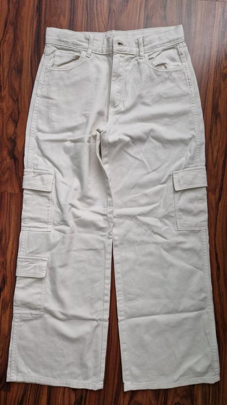Široké kapsacove rifle, h&m,158