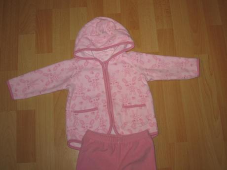 Flisová súprava so zajačikmi, f&f,74