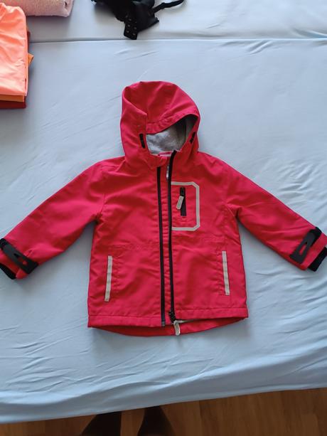 Prechodná červená bundička - 98, primark,98