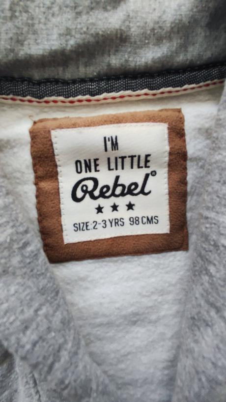 Tepláková mikina, rebel,98