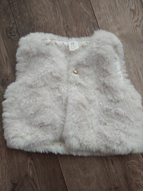 Vesta kožuch, h&m,86