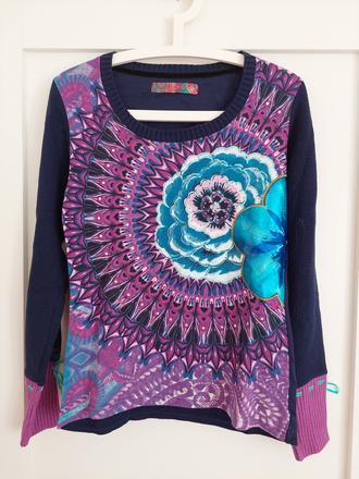 Tričko s kamienkami, desigual,m