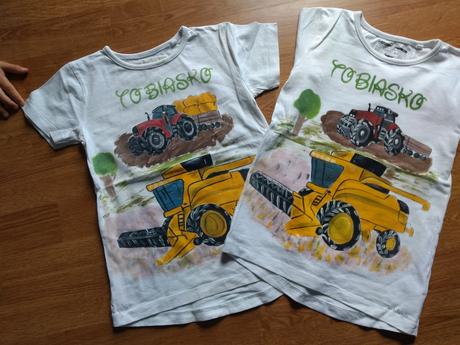 Tričko maľované s menom tobiasko, next,104