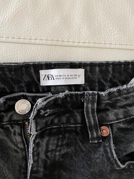 Dámske rifle (mom fit), zara,38