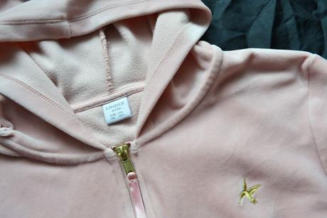 Svetloružová velúrová mikinka super stav v 170 (s), lindex,170