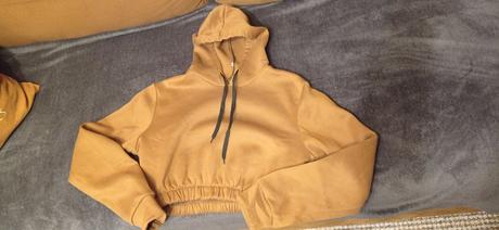 Mikina crop, s