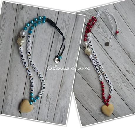 Ruženec/talizman do auta, 