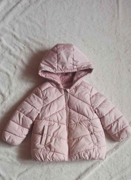Zimná bunda 3-4 bledoružová, f&f,104