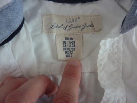 Biela košeľa, h&m,92