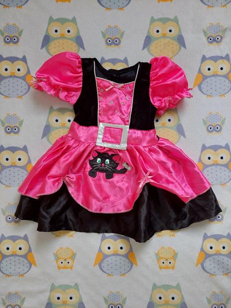 Halloweenske body šatičky - malá čarodejnica 68, 