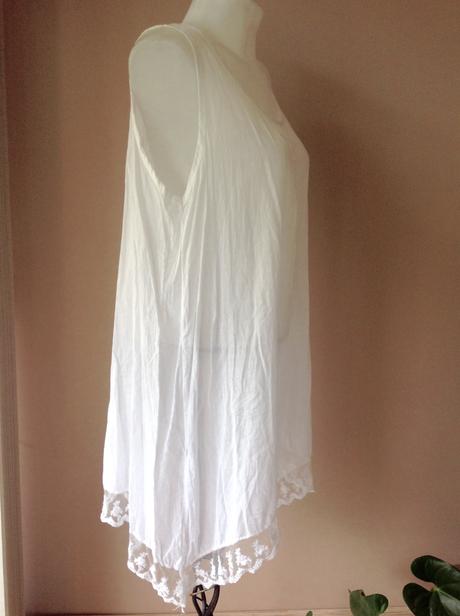 Lahucky bavlneny top s krajkou /1b, 44