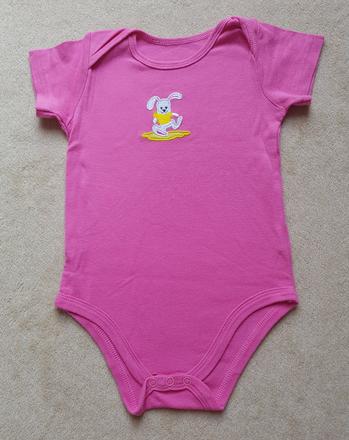 Body s krátkym rukávom pre dievča, 86