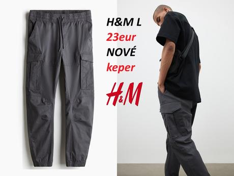 Cargo nohavice hm (kapsáče), h&m,34 / l