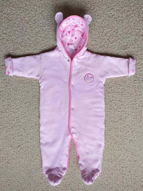 Zateplený bavlnený overal veľ. 68/74, baby,68