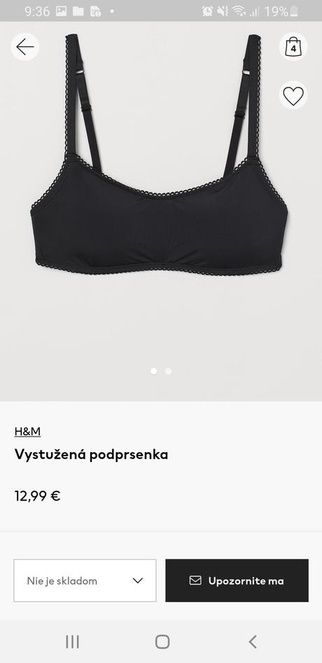 Podprsenka, h&m,m