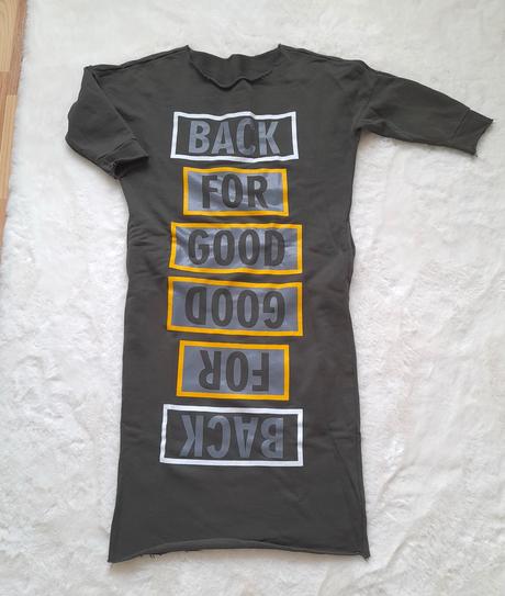 Midi mikinové šaty s/m, s